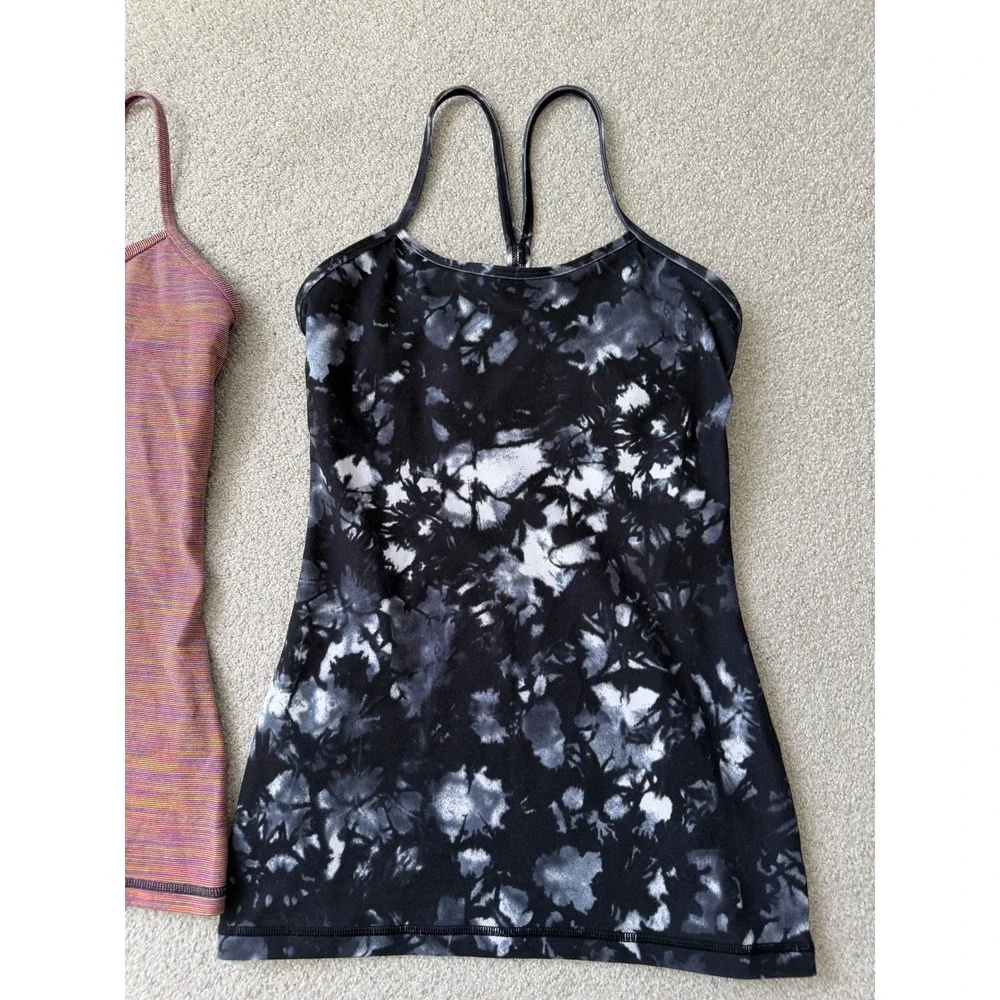 Lululemon Athletic Tank Top Size 4 Multicolor Slim Fit Power Y Bundle